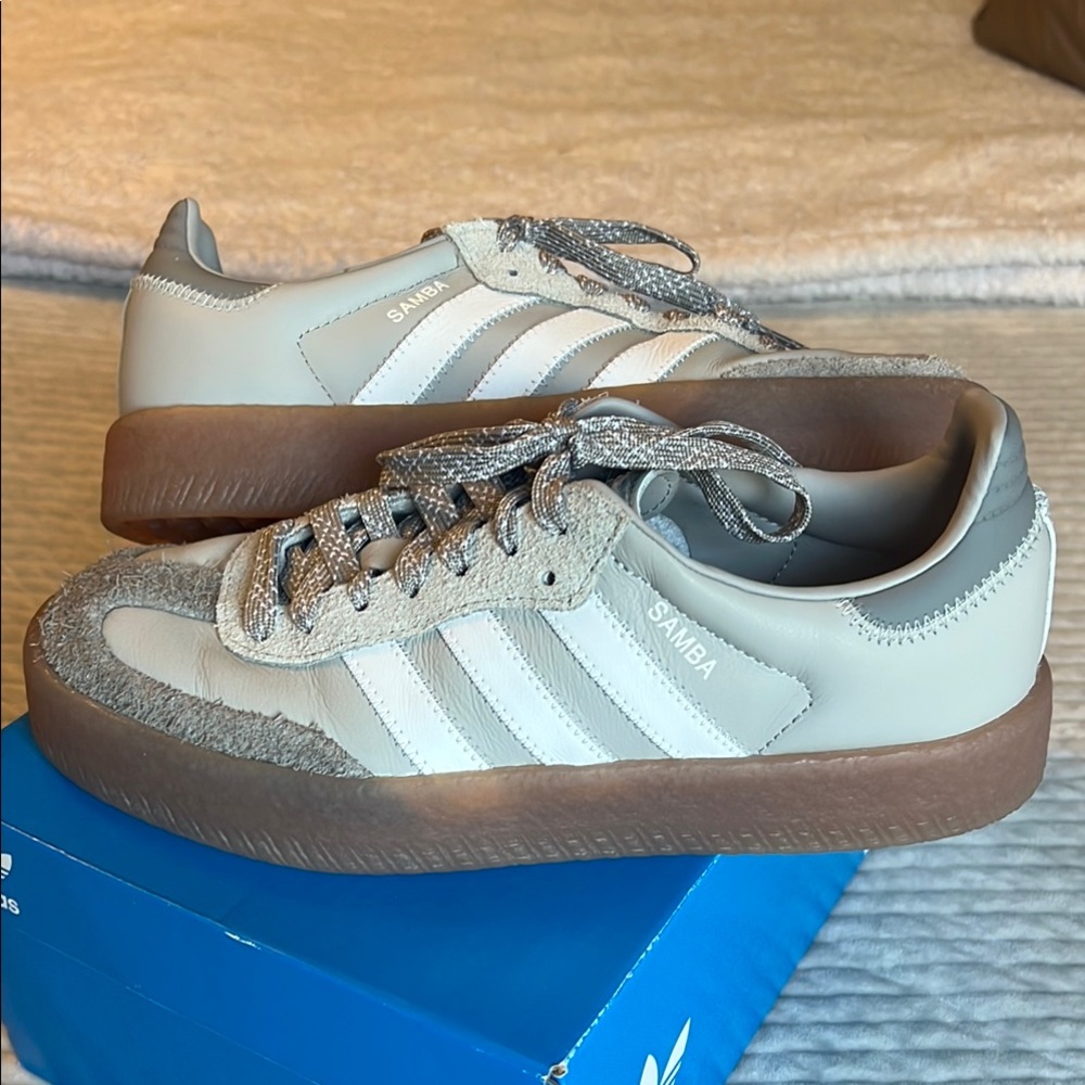Adidas Sambae Gray Shoes